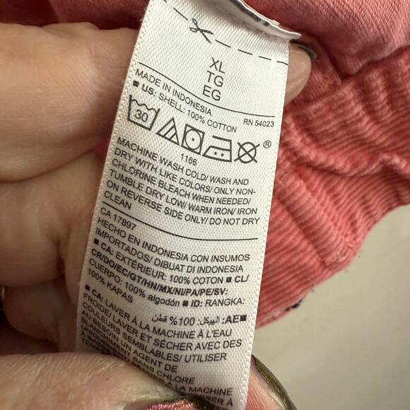 Upcycled Old Navy Corduroy Trucker Jacket W/Harley Davidson Accents Size XL - Picture 9 of 11